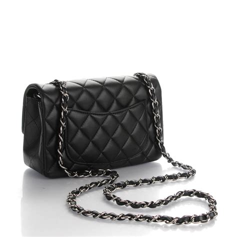 lamabskin mini flap chanel|CHANEL Lambskin Quilted Mini Rectangular Flap Black.